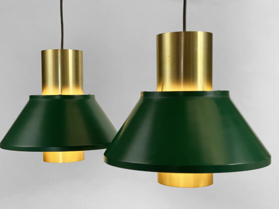 Pair of pendant lights "Life" by Jo Hammerborg for Fog & Mørup. Denmark 1970s - Image 2