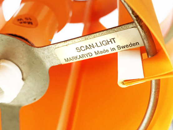 Pendant light "Scan-Light" by Torsten Orrling and Hans-Agne Jakobsson for HAJ Markaryd. Sweden 1970s - Image 8
