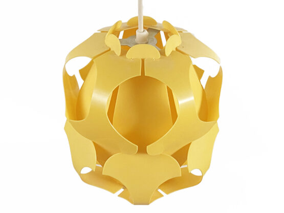 Plastic pendant light "Lily" by Quality Systems. Denmark 1970s - Image 3