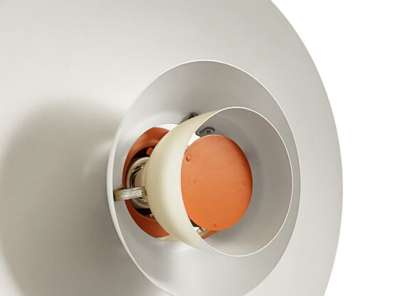 White pendant light PH 4/3 by Poul Henningsen for Louis Poulsen. Denmark 1970s - Image 9