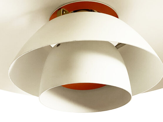 White pendant light PH 4/3 by Poul Henningsen for Louis Poulsen. Denmark 1970s - Image 10
