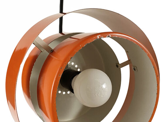 Pendant light "Juno" Rainbow line by Jo Hammerborg for Fog & Mørup. Denmark 1960s - Image 9