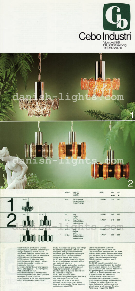 Acrylic pendant light/chandelier by Claus Bolby for CEBO Industri. Denmark 1960s - Image 9