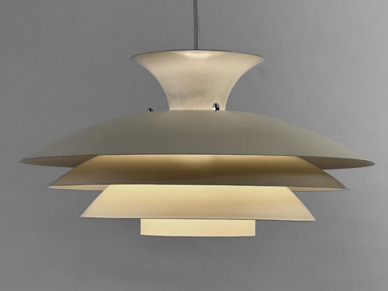 Large multi layer pendant light "Agat" by TOP Lamper. Denmark 1970s - Image 2