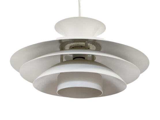 Large multi layer pendant light "Agat" by TOP Lamper. Denmark 1970s - Image 3