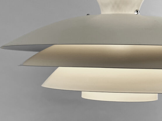 Large multi layer pendant light "Agat" by TOP Lamper. Denmark 1970s - Image 8