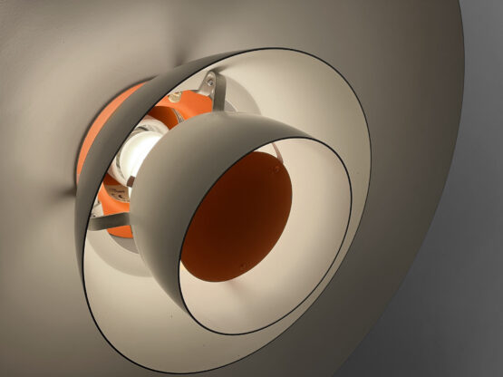 White pendant light PH 4/3 by Poul Henningsen for Louis Poulsen. Denmark 1980s - Image 8