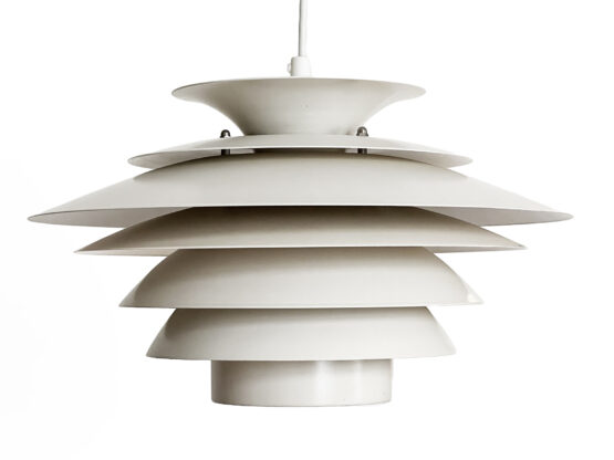 Multi layered pendant light "Sofia" by Design Light A/S. Denmark 1970s