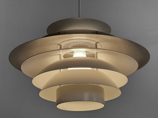 Multi layered pendant light "Sofia" by Design Light A/S. Denmark 1970s - Image 4