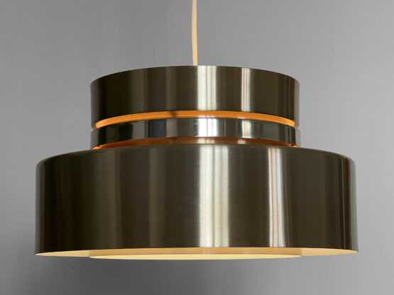 Golden pendant light by Carl Thore for Granhaga Metall. Sweden 1970s - Image 2