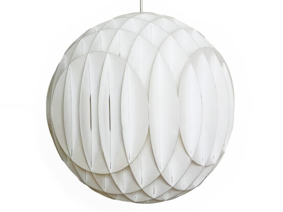 Large acrylic pendant light "Typ 5095" by Lyktan Bankeryds belysning. Sweden 1970s