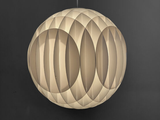 Large acrylic pendant light "Typ 5095" by Lyktan Bankeryds belysning. Sweden 1970s - Image 3