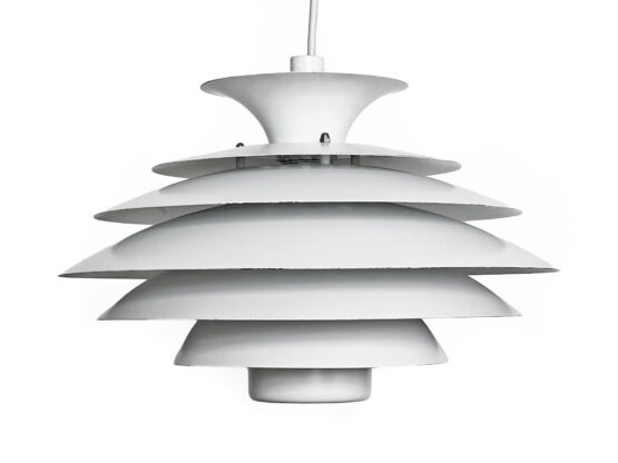 Large multilayered pendant light by Design Light A/S. Denmark 1970s