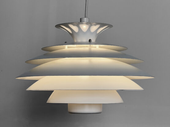 Large multilayered pendant light by Design Light A/S. Denmark 1970s - Image 3