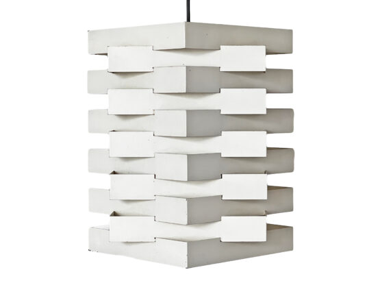 Pendant light Oktav rare XL version by Esman & Jensen for Nordisk Solar Compagni. Denmark 1960s