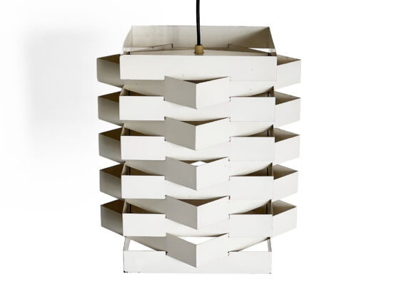 Pendant light Oktav rare XL version by Esman & Jensen for Nordisk Solar Compagni. Denmark 1960s - Image 7