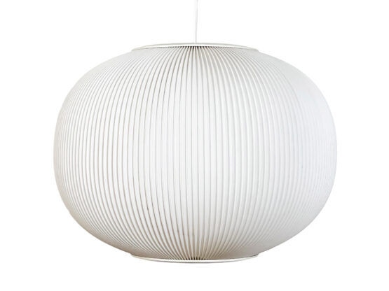 Pearl shade pendant light by Lars Schiøler for Hoyrup Light. Denmark 1960s