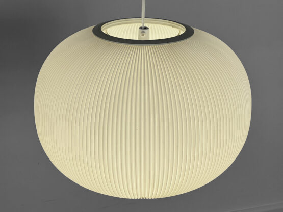 Pearl shade pendant light by Lars Schiøler for Hoyrup Light. Denmark 1960s - Image 7