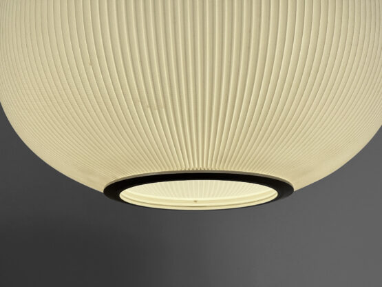 Pearl shade pendant light by Lars Schiøler for Hoyrup Light. Denmark 1960s - Image 9