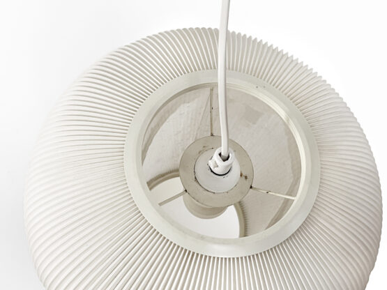 Pearl shade pendant light by Lars Schiøler for Hoyrup Light. Denmark 1960s - Image 10