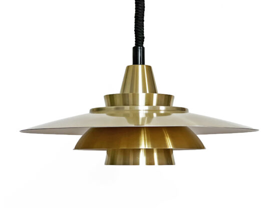 XL layered pendant light by David Mogensen for Superlight. Denmark 1970s