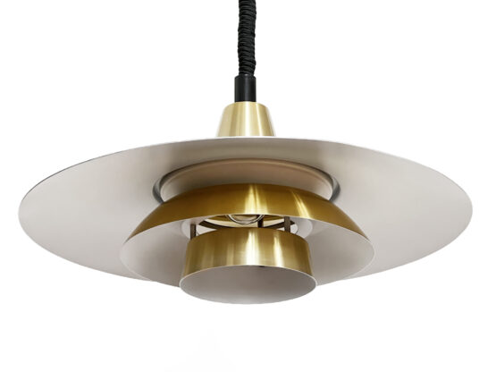 XL layered pendant light by David Mogensen for Superlight. Denmark 1970s - Image 4