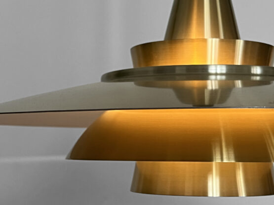 XL layered pendant light by David Mogensen for Superlight. Denmark 1970s - Image 8