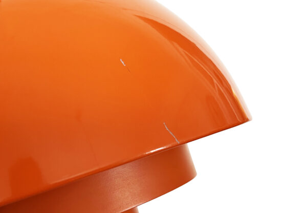 Pendant light "Milieu" , orange version by Jo Hammerborg for Fog & Mørup. Denmark 1970s - Image 10