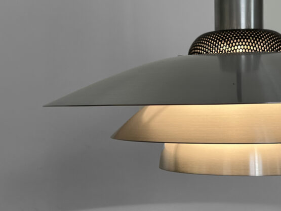 Multi layered pendant light by Kurt Wiborg for Jeka Lamper. Denmark 1970s - Image 8
