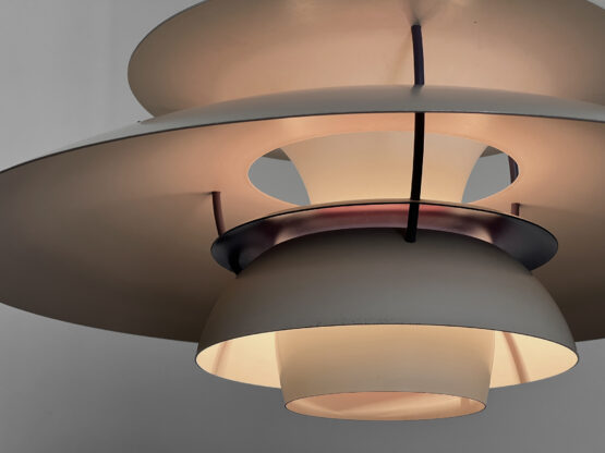 Pendant light PH 5 by Poul Henningsen for Louis Poulsen. Denmark 1970s - Image 9