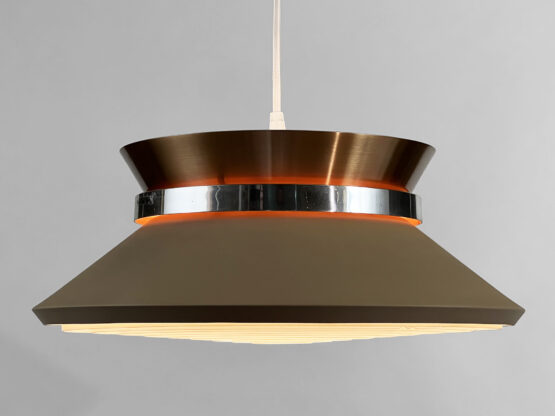 Aluminum pendant light by Carl Thore for Granhaga Metall. Sweden 1970s - Image 3