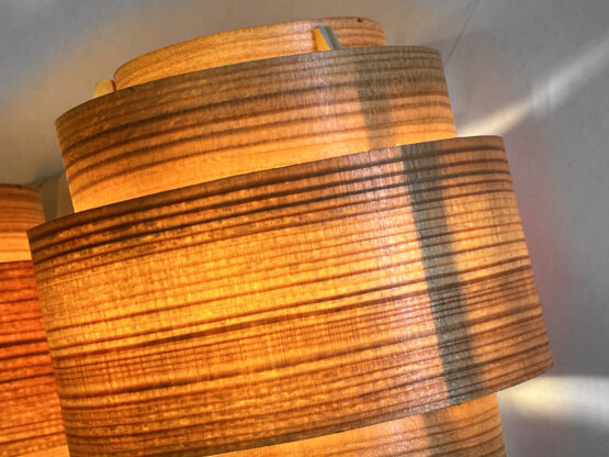 Pair of larch veneer wall lights, sconces by Fredrik Hagblom. France 2024 - Image 11