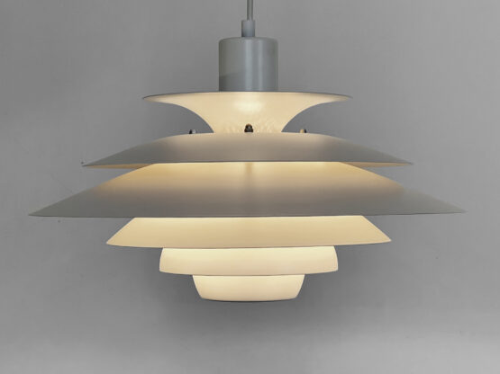 Multi layered pendant light 1039 by Kurt Wiborg for Jeka Metall. Denmark 1970s - Image 3