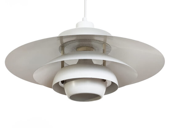 Multi layered pendant light 1039 by Kurt Wiborg for Jeka Metall. Denmark 1970s - Image 4