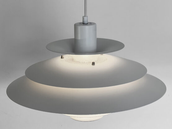Multi layered pendant light 1039 by Kurt Wiborg for Jeka Metall. Denmark 1970s - Image 7