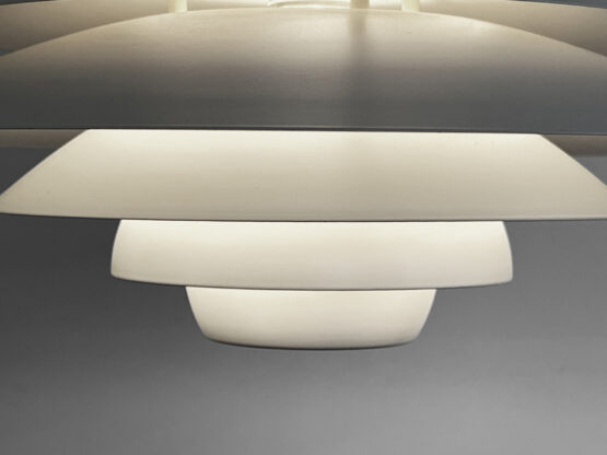 Multi layered pendant light 1039 by Kurt Wiborg for Jeka Metall. Denmark 1970s - Image 9