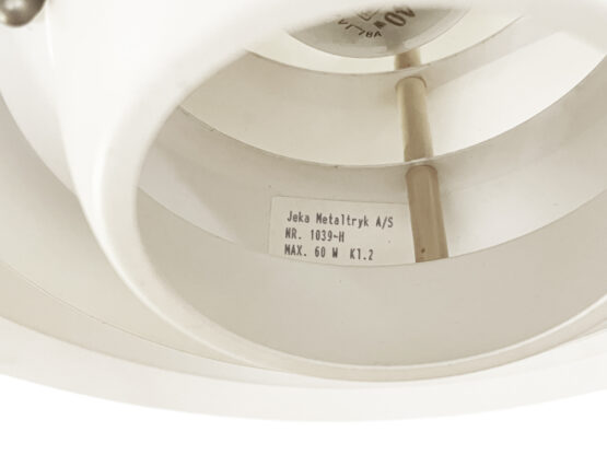 Multi layered pendant light 1039 by Kurt Wiborg for Jeka Metall. Denmark 1970s - Image 11