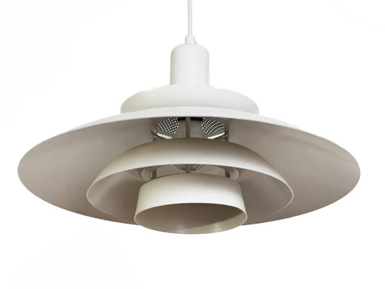 Large multi layered pendant light by Kurt Wiborg for Jeka Metall. Denmark 1970s - Image 4