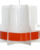 Plastic sheet pendant light by Quality System. Denmark 1970s