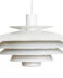 Large multi layered pendant by light Form-Light. Denmark 1970s